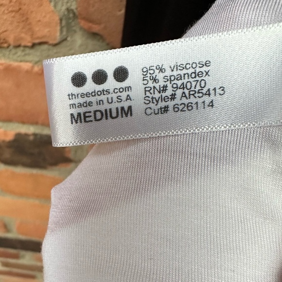 Women's 3 Dots Black and White Layered Tank Dress Medium - Picture 3 of 3